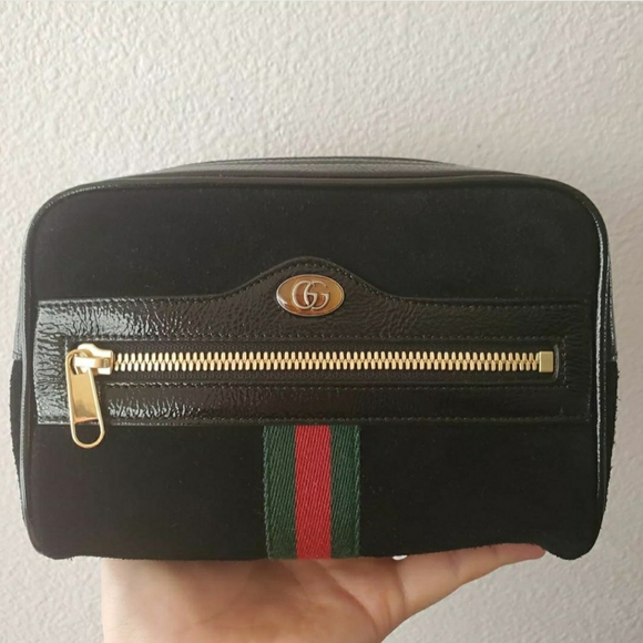 Gucci Handbags - Gucci Belt Bag Black Suede w/ Adjustable Belt